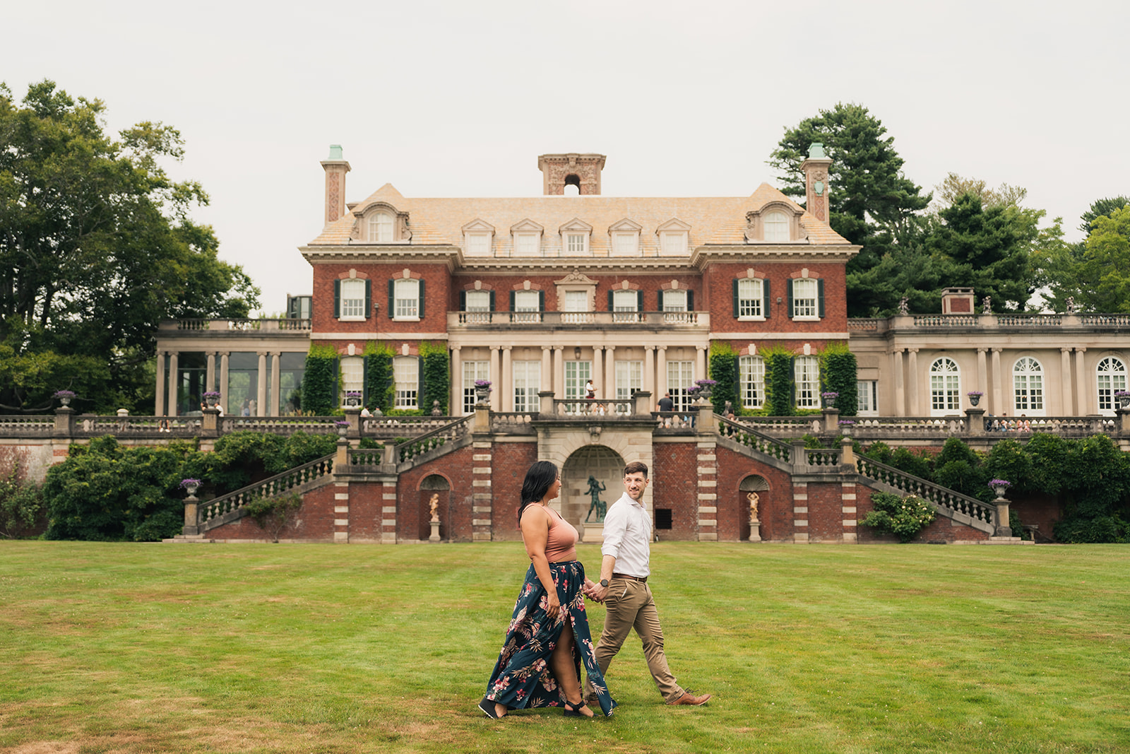 Old Westbury Gardens Engagement Photography