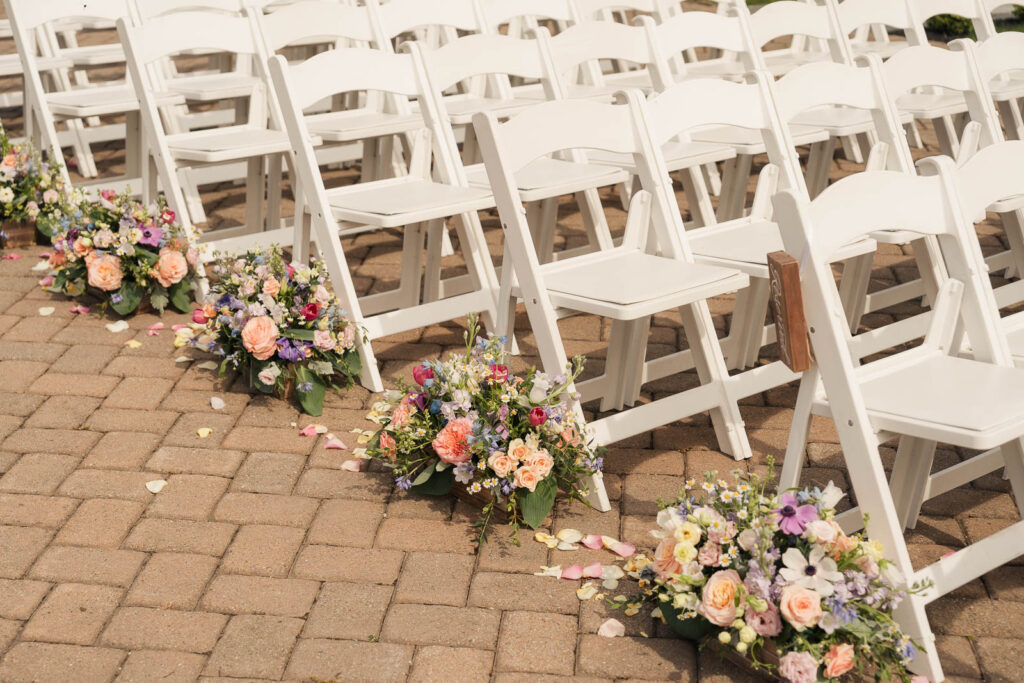 spring colorful wedding