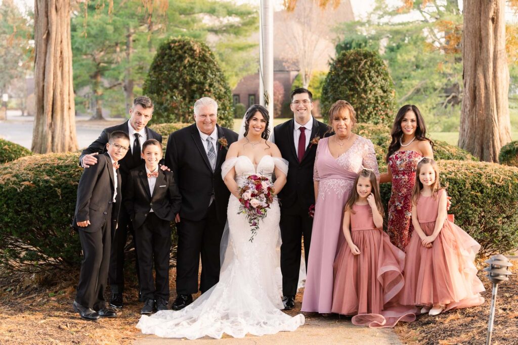 A late autumn wedding at The Madison Hotel in Morristown New Jersey.