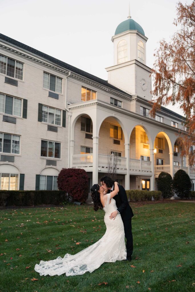 A late autumn wedding at The Madison Hotel in Morristown New Jersey.