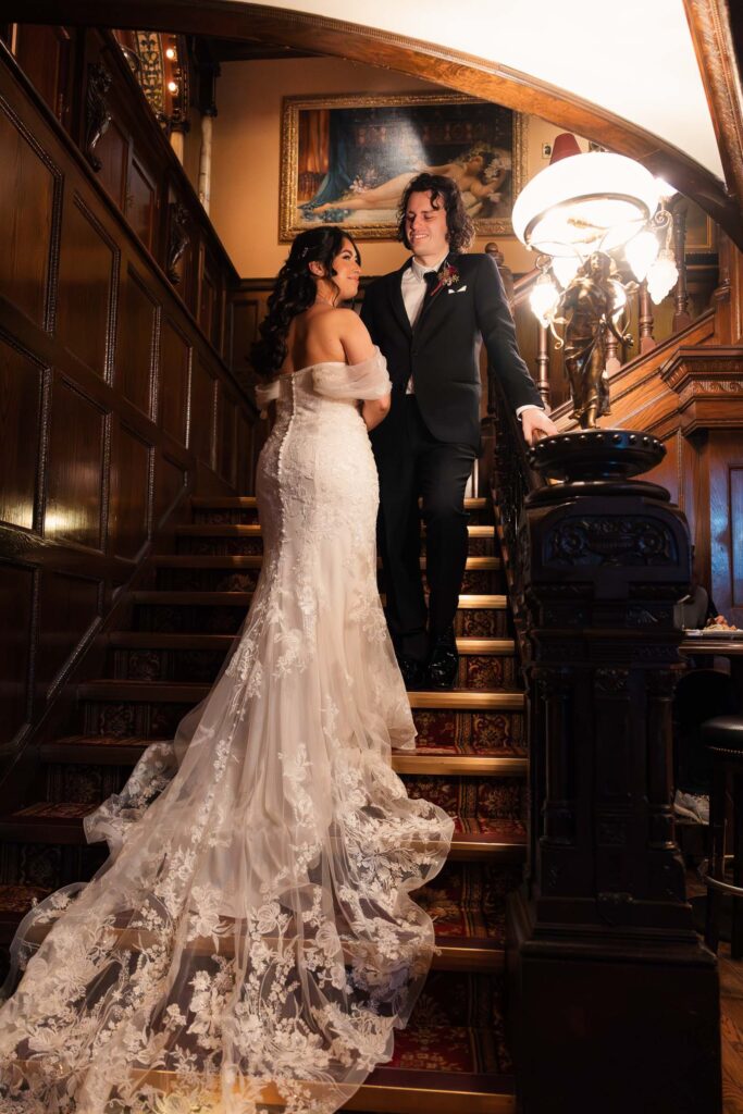 A late autumn wedding at The Madison Hotel in Morristown New Jersey.