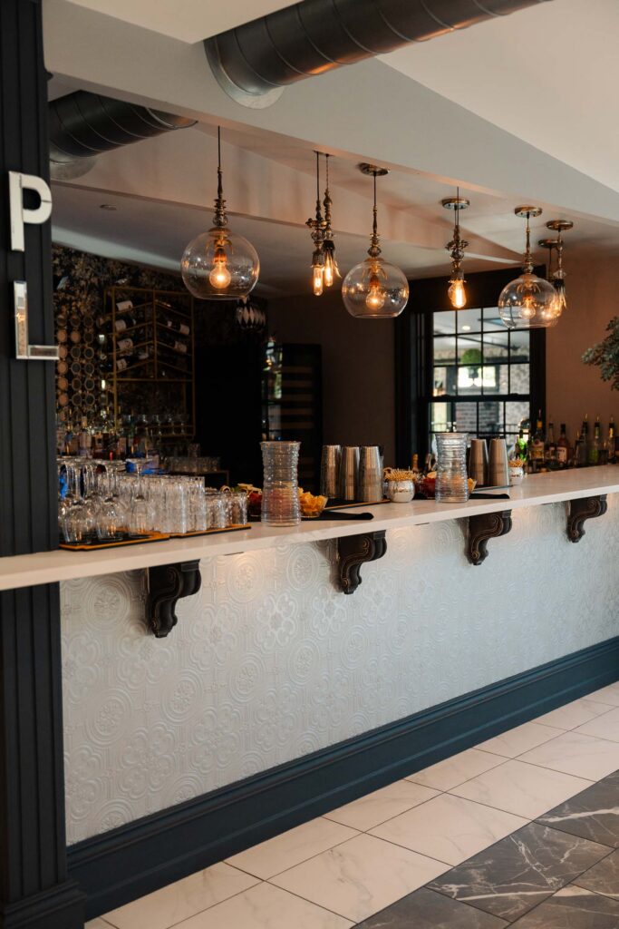 A chic wedding at Park Loft in New Jersey.