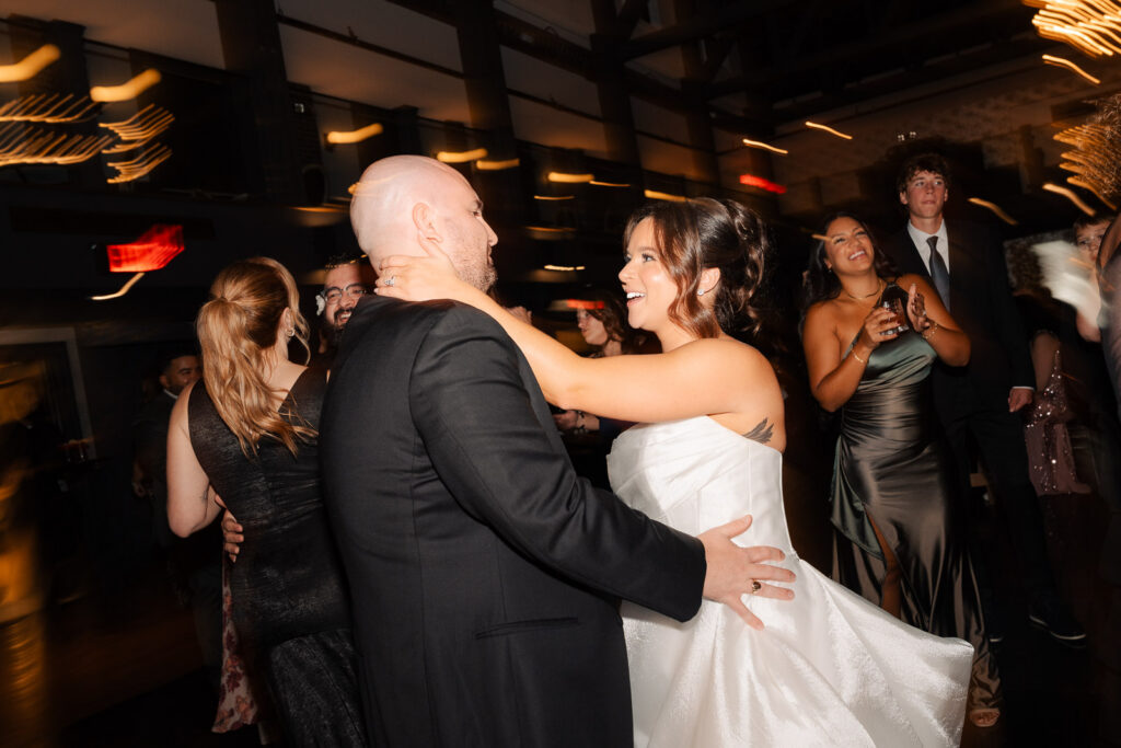 A chic wedding at Park Loft in New Jersey.