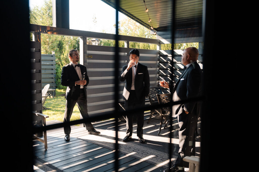 A chic wedding at Park Loft in New Jersey.