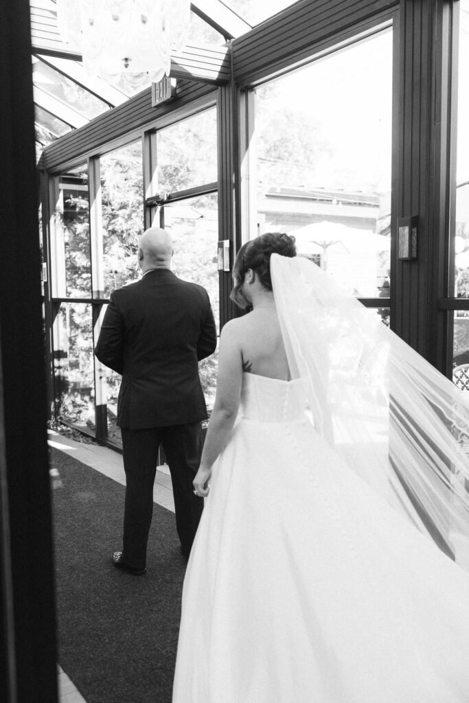 A chic wedding at Park Loft in New Jersey.