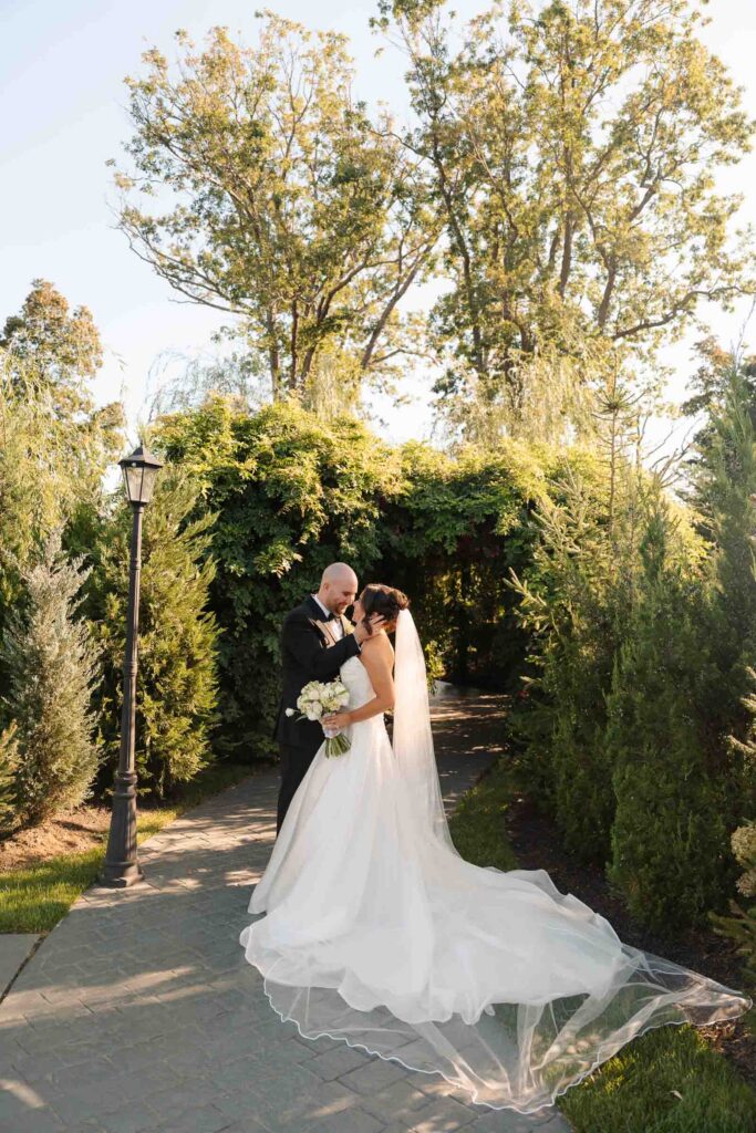 A chic wedding at Park Loft in New Jersey.