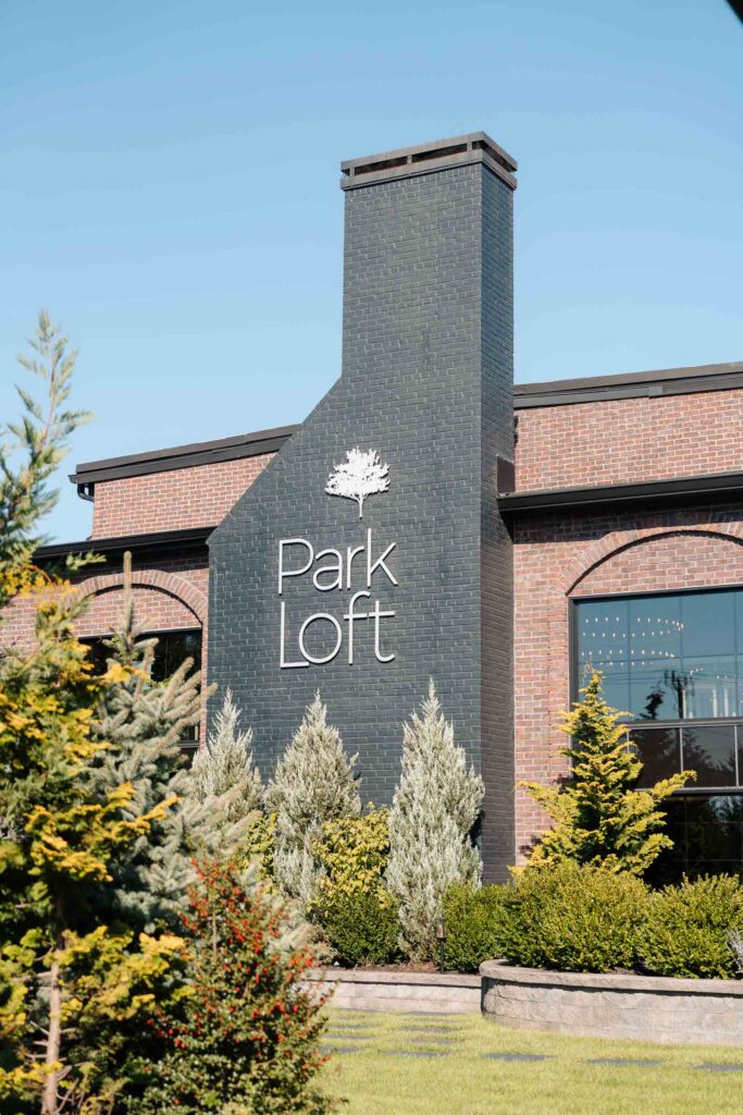 A chic wedding at Park Loft in New Jersey.