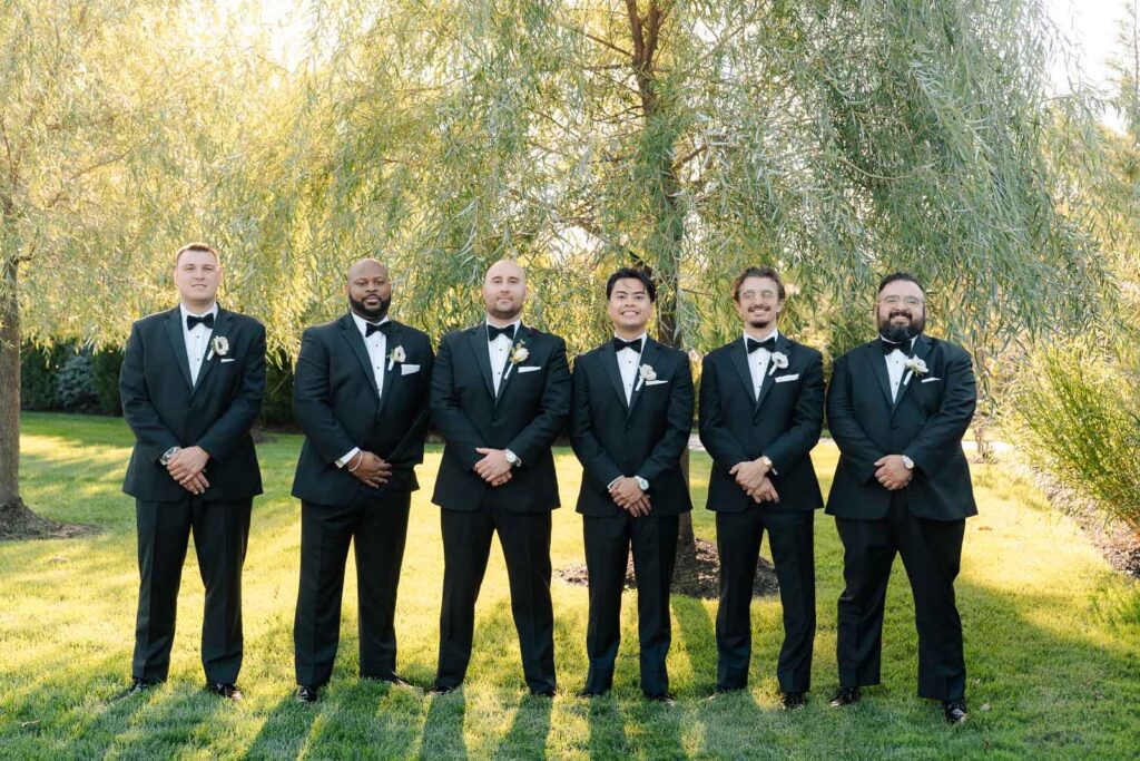 A chic wedding at Park Loft in New Jersey.