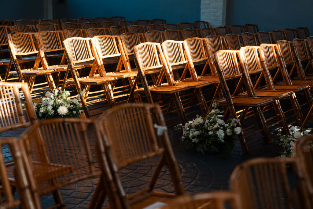 A chic wedding at Park Loft in New Jersey.