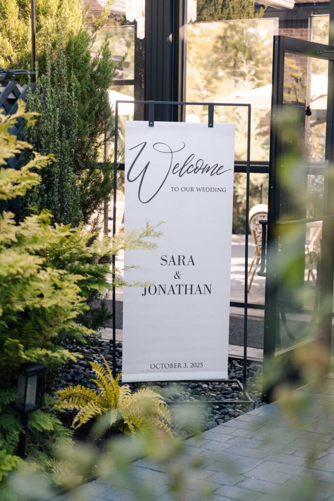 A chic wedding at Park Loft in New Jersey.