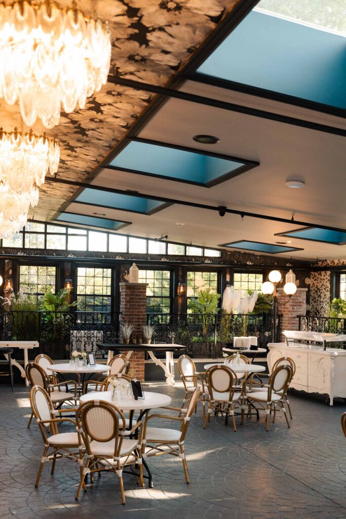 A chic wedding at Park Loft in New Jersey.