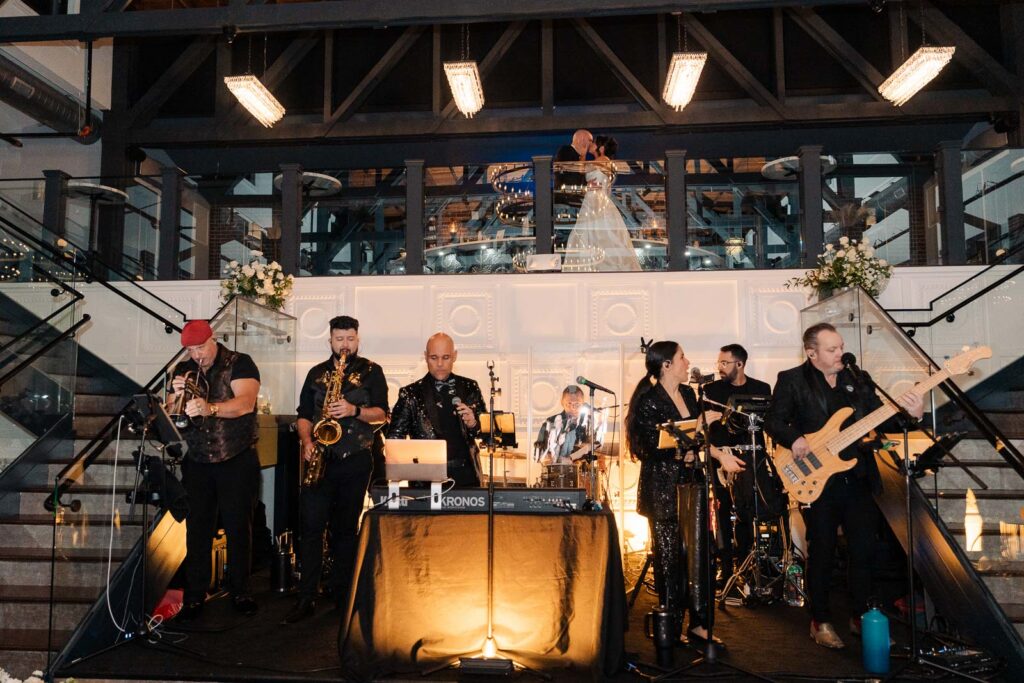 A chic wedding at Park Loft in New Jersey.