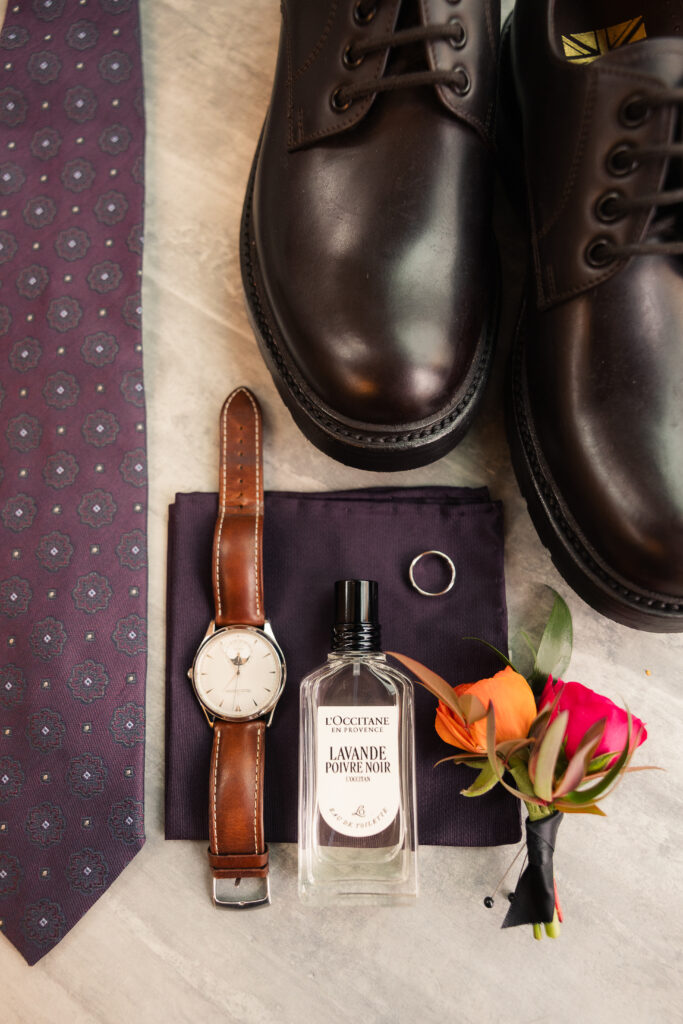 A romantic winter wedding at Perona Farms in Andover, New Jersey. Snowy portraits, a greenhouse ceremony in The Refinery, colorful florals, and nonstop celebration.