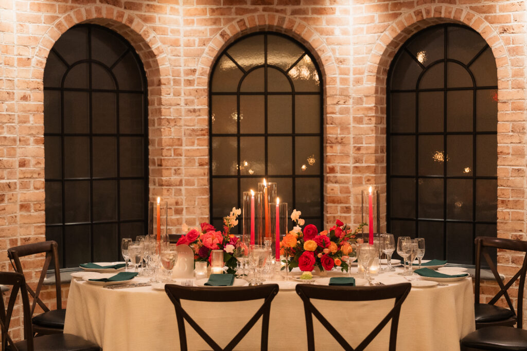 A romantic winter wedding at Perona Farms in Andover, New Jersey. Snowy portraits, a greenhouse ceremony in The Refinery, colorful florals, and nonstop celebration.