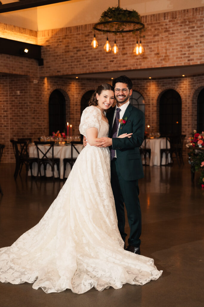 A romantic winter wedding at Perona Farms in Andover, New Jersey. Snowy portraits, a greenhouse ceremony in The Refinery, colorful florals, and nonstop celebration.