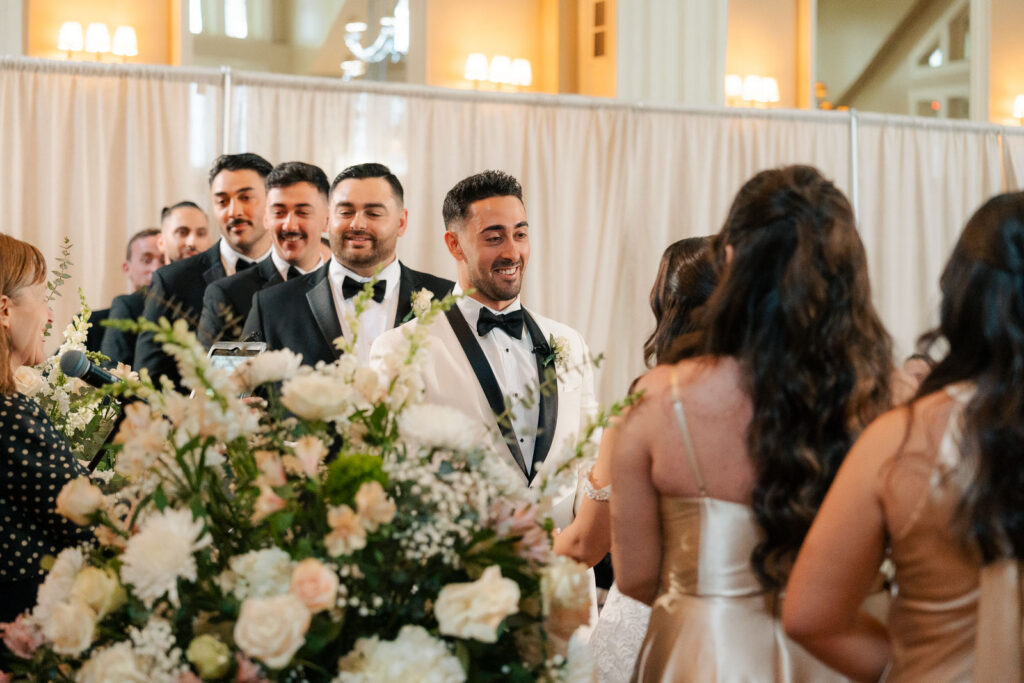 A wedding celebration at the Ryland Inn in New Jersey.