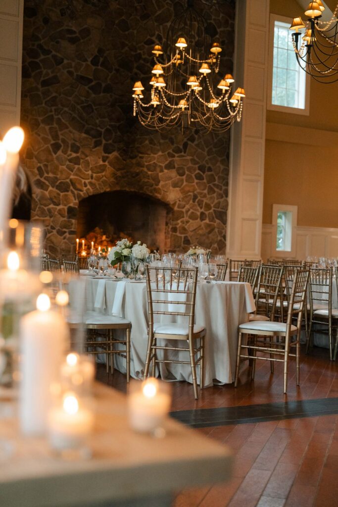 A wedding celebration at the Ryland Inn in New Jersey.