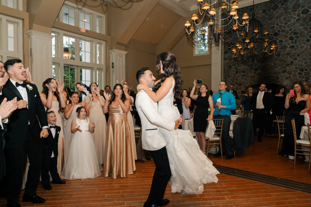 A wedding celebration at the Ryland Inn in New Jersey.