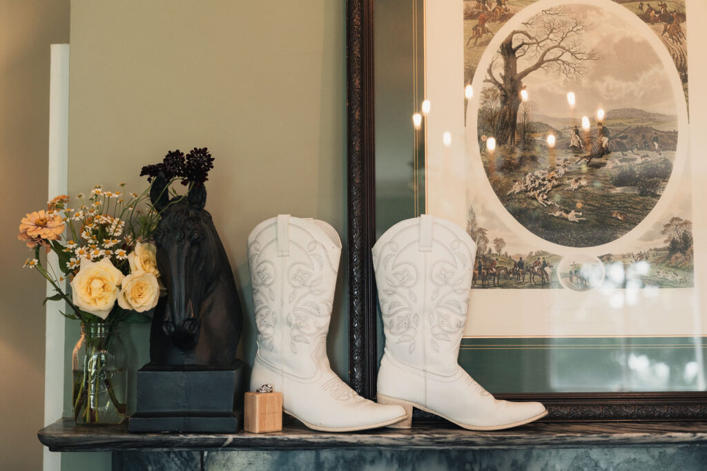 Fun summer wedding at a New Jersey wedding venue with vibrant florals and creative decor.