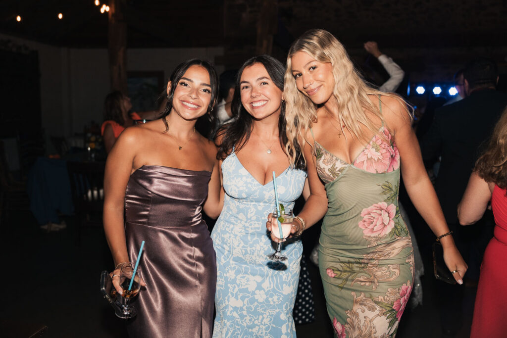 Fun summer wedding at a New Jersey wedding venue with vibrant florals and creative decor.