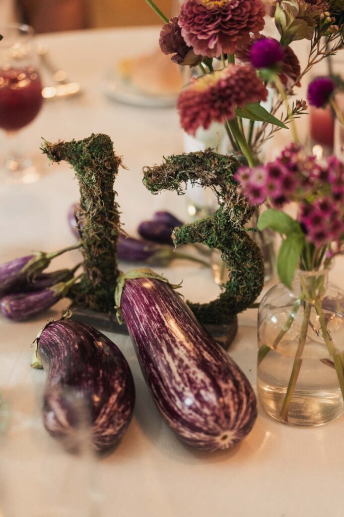 Fun summer wedding at a New Jersey wedding venue with vibrant florals and creative decor.