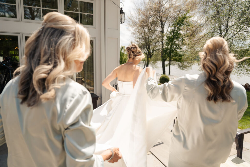 Vintage inspired wedding photography at Indian Lake Club in Franklin Lakes, New Jersey.