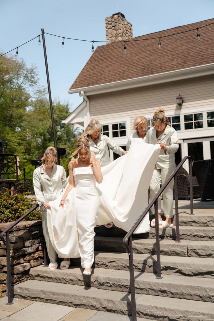 Vintage inspired wedding photography at Indian Trail Club in Franklin Lakes, New Jersey.