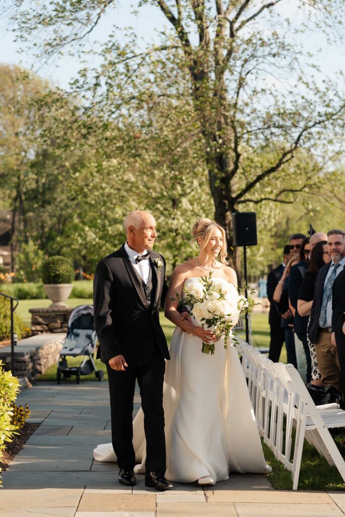 Vintage inspired wedding photography at Indian Trail Club in Franklin Lakes, New Jersey.