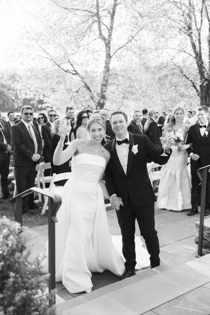 Vintage inspired wedding photography at Indian Trail Club in Franklin Lakes, New Jersey.