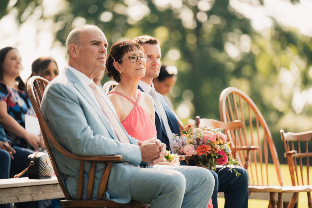 A colorful summer wedding at Johnson Locust Hall Farm in New Jersey.