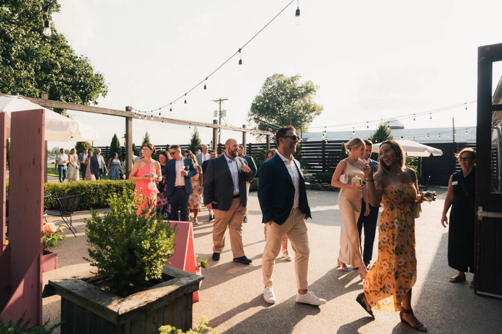 A colorful summer wedding at Johnson Locust Hall Farm in New Jersey.