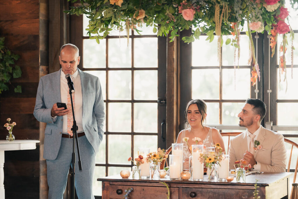 A colorful summer wedding at Johnson Locust Hall Farm in New Jersey.