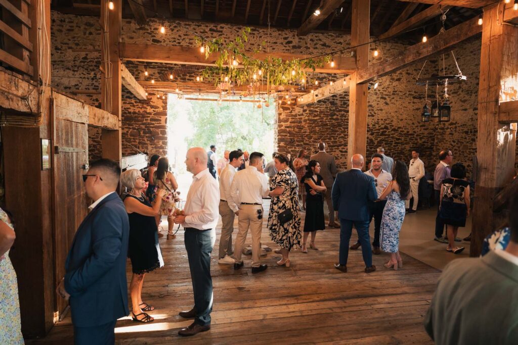 A colorful summer wedding at Johnson Locust Hall Farm in New Jersey.