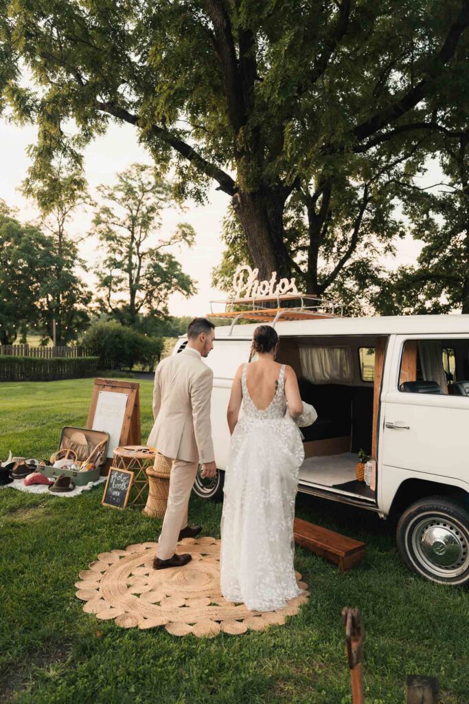 A colorful summer wedding at Johnson Locust Hall Farm in New Jersey.