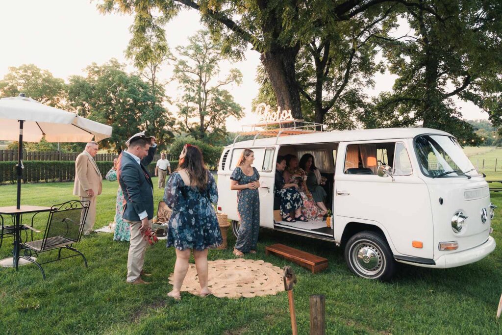A colorful summer wedding at Johnson Locust Hall Farm in New Jersey.
