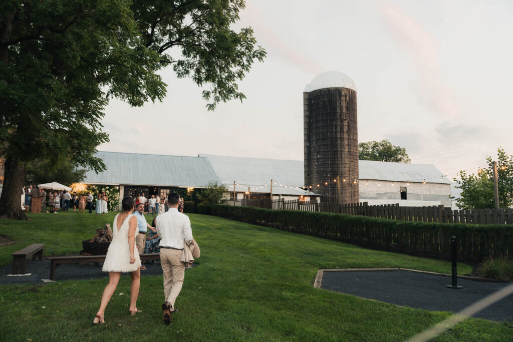 A colorful summer wedding at Johnson Locust Hall Farm in New Jersey.