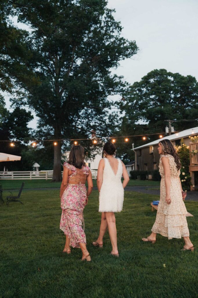 A colorful summer wedding at Johnson Locust Hall Farm in New Jersey.