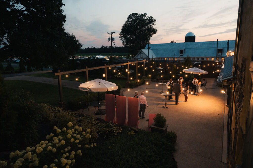 A colorful summer wedding at Johnson Locust Hall Farm in New Jersey.