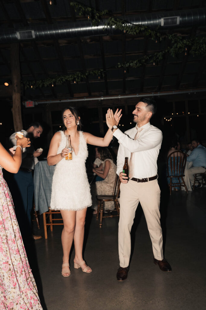 A colorful summer wedding at Johnson Locust Hall Farm in New Jersey.