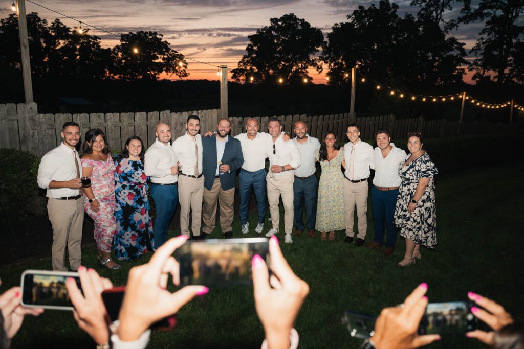 A colorful summer wedding at Johnson Locust Hall Farm in New Jersey.