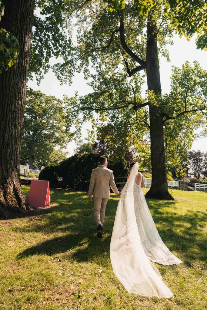 A colorful summer wedding at Johnson Locust Hall Farm in New Jersey.