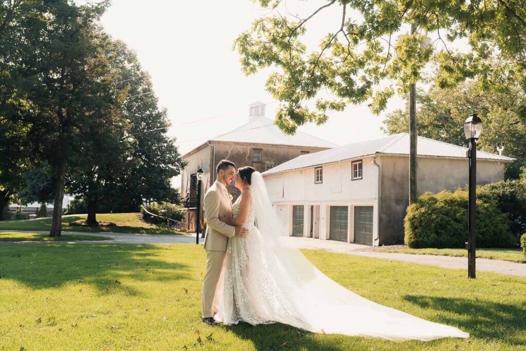 A colorful summer wedding at Johnson Locust Hall Farm in New Jersey.