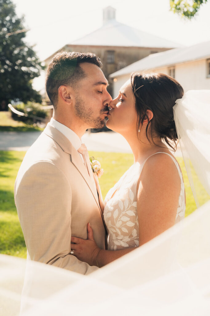 A colorful summer wedding at Johnson Locust Hall Farm in New Jersey.