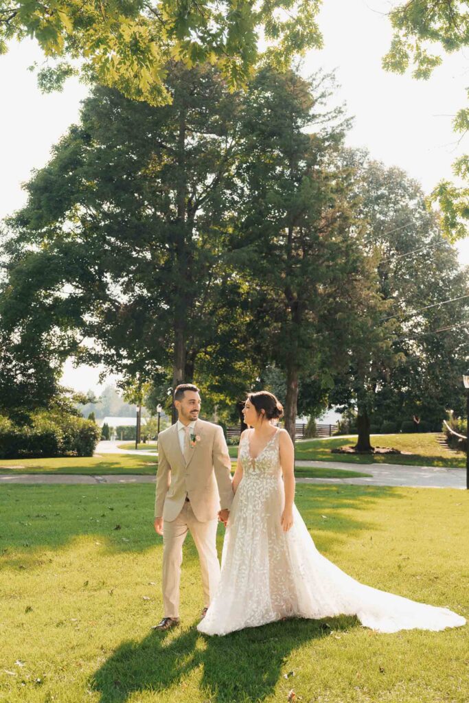 A colorful summer wedding at Johnson Locust Hall Farm in New Jersey.