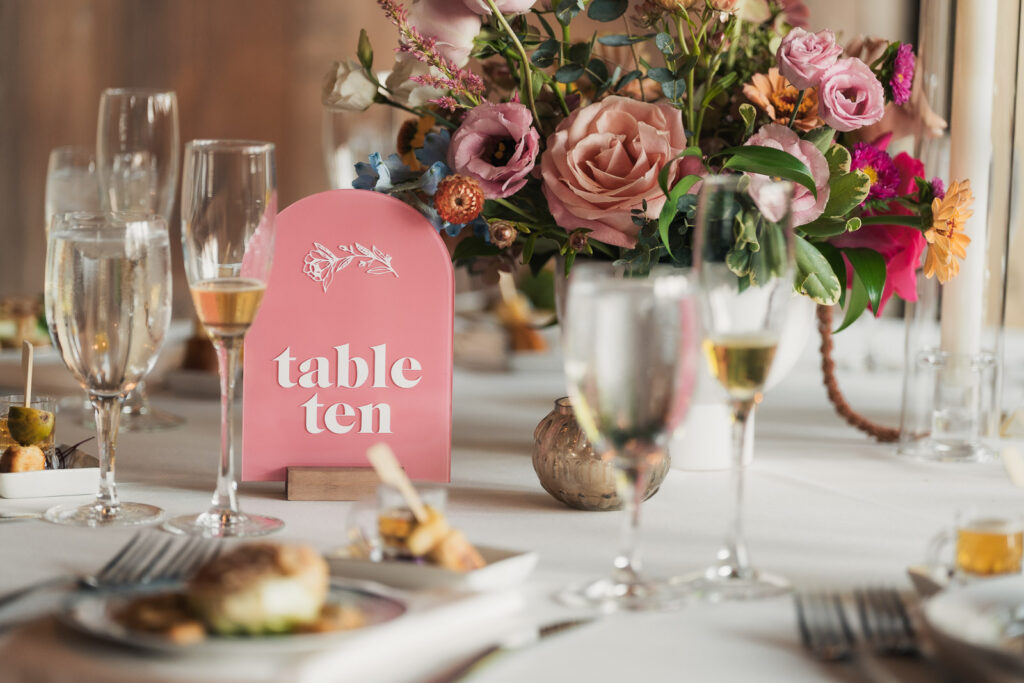 A colorful summer wedding at Johnson Locust Hall Farm in New Jersey.