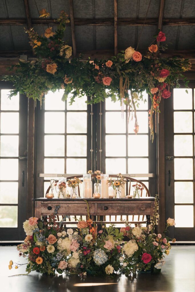 A colorful summer wedding at Johnson Locust Hall Farm in New Jersey.