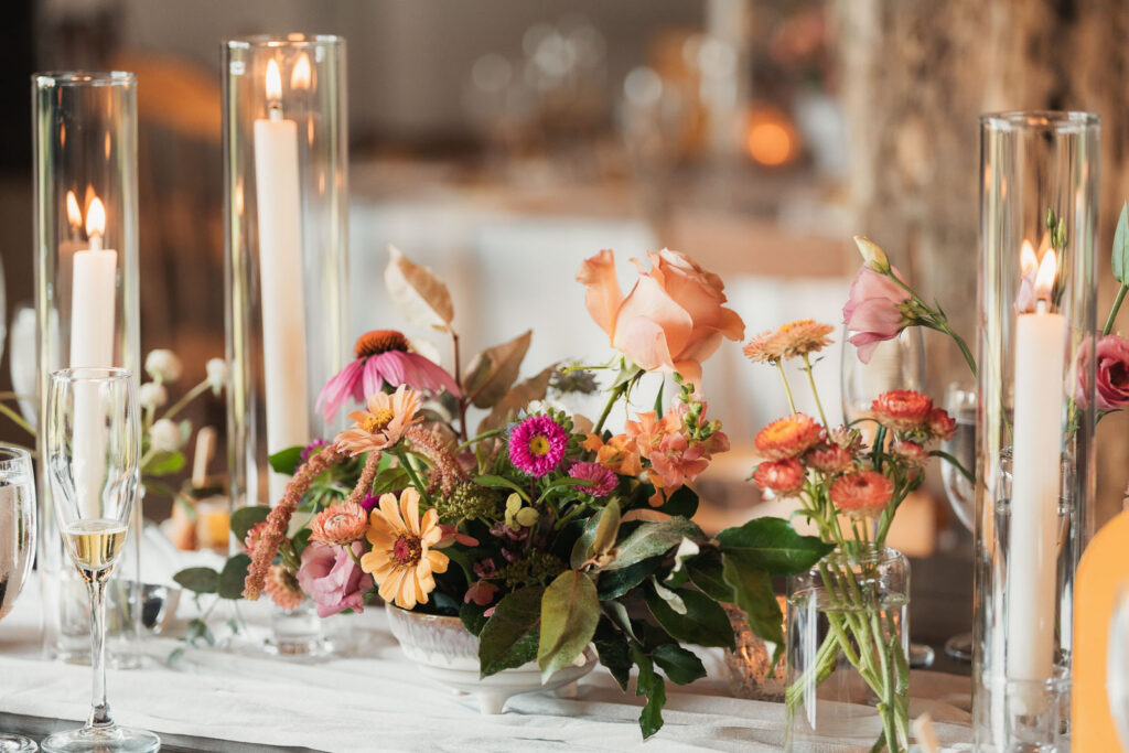 A colorful summer wedding at Johnson Locust Hall Farm in New Jersey.
