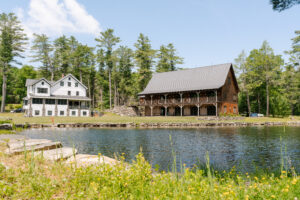 Pine Brook Manor wedding venue in New York surrounded by forests and natural landscapes