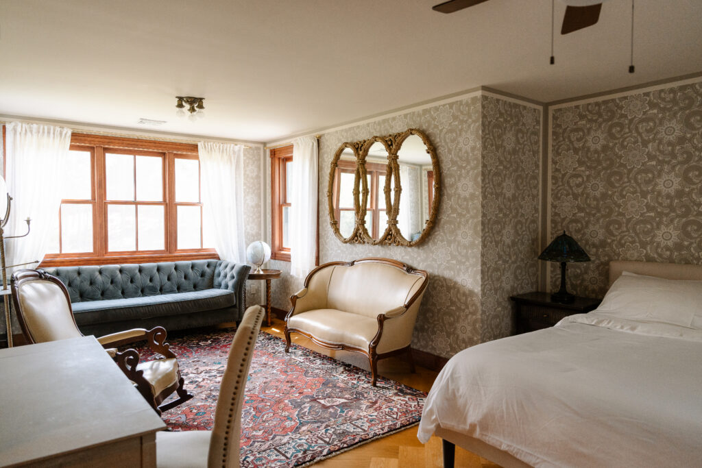 Pine Brook Manor wedding venue in New York surrounded by forests and natural landscapes.