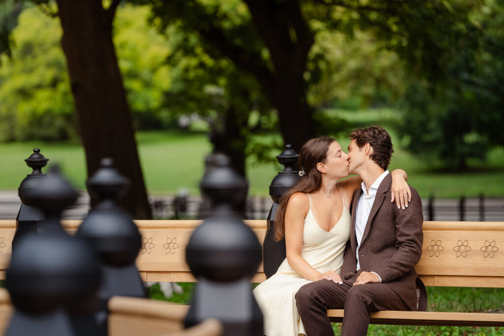 Central park engagement photographer with romantic style!